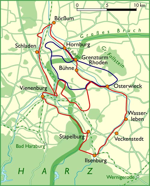 Routen am Grünen Band